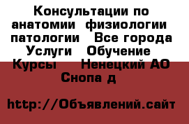 Консультации по анатомии, физиологии, патологии - Все города Услуги » Обучение. Курсы   . Ненецкий АО,Снопа д.